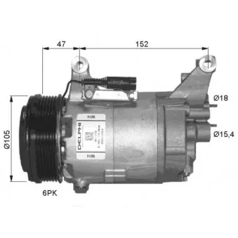 Compresseur, climatisation NRF 32409G