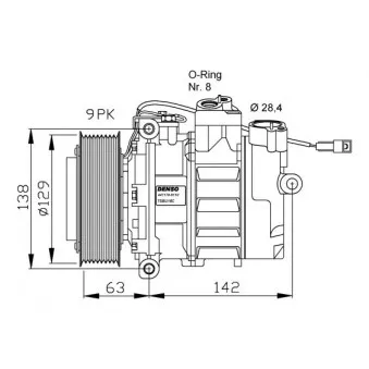 Compresseur, climatisation NRF 32413G