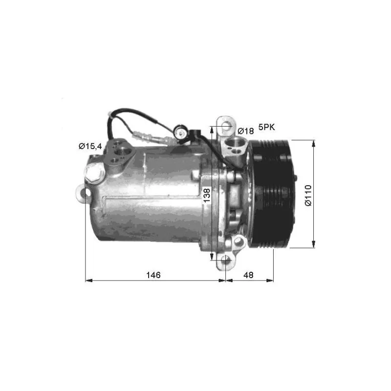 Compresseur, climatisation NRF 32414G