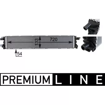 Radiateur basse température, intercooler MAHLE CIR 13 000P