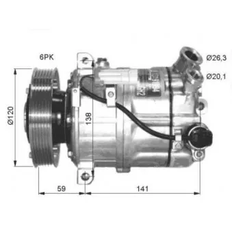 Compresseur, climatisation NRF 32417G