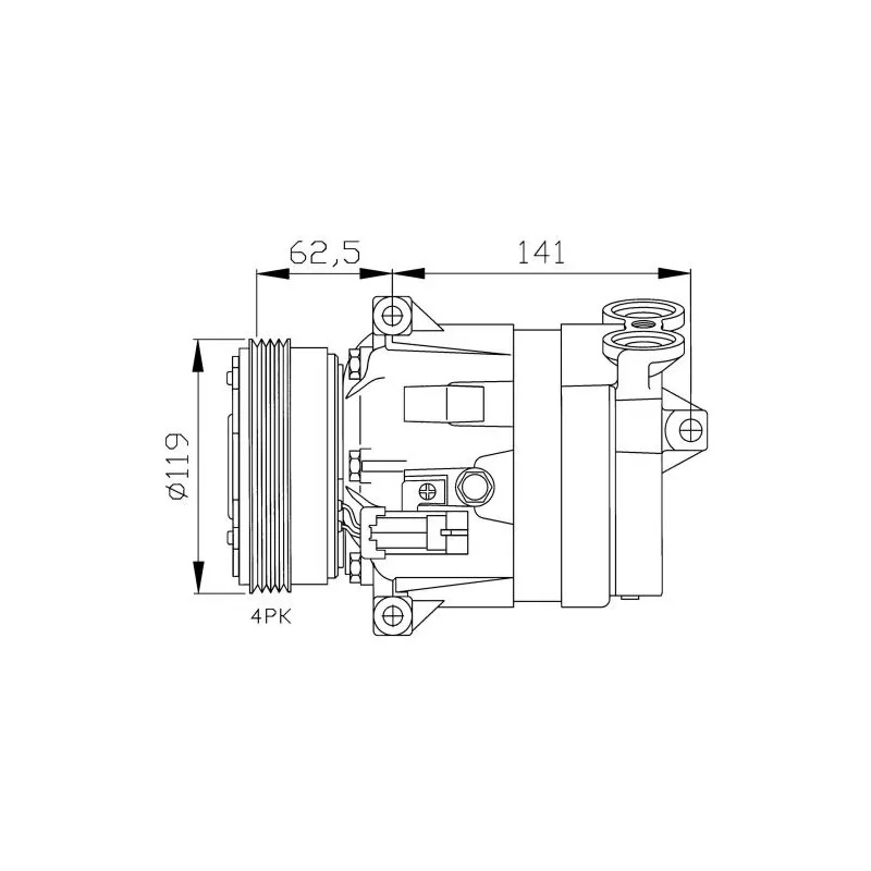 Compresseur, climatisation NRF 32421G