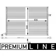 Radiateur basse température, intercooler MAHLE CIR 25 000P - Visuel 2