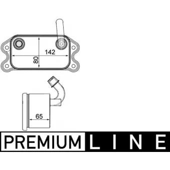 Radiateur d'huile MAHLE CLC 101 000P