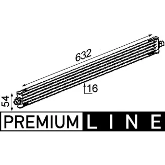 Radiateur d'huile de boîte automatique MAHLE CLC 17 000P