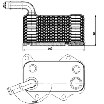 Radiateur d'huile MAHLE CLC 174 000S
