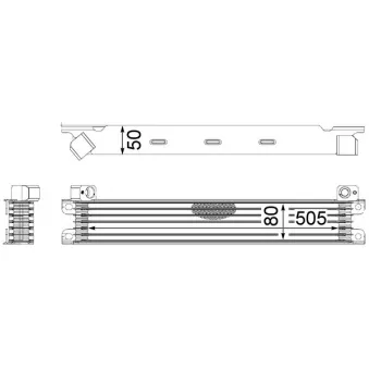 Radiateur d'huile MAHLE CLC 175 000S