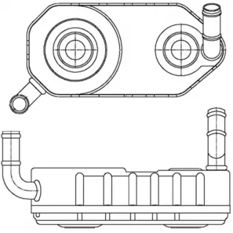 Radiateur d'huile de boîte automatique MAHLE CLC 177 000S