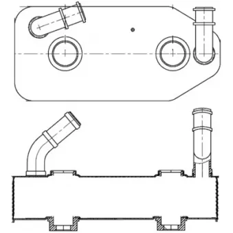 Radiateur d'huile de boîte automatique MAHLE CLC 178 000S