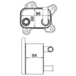 Radiateur d'huile de boîte automatique MAHLE CLC 183 000P - Visuel 2