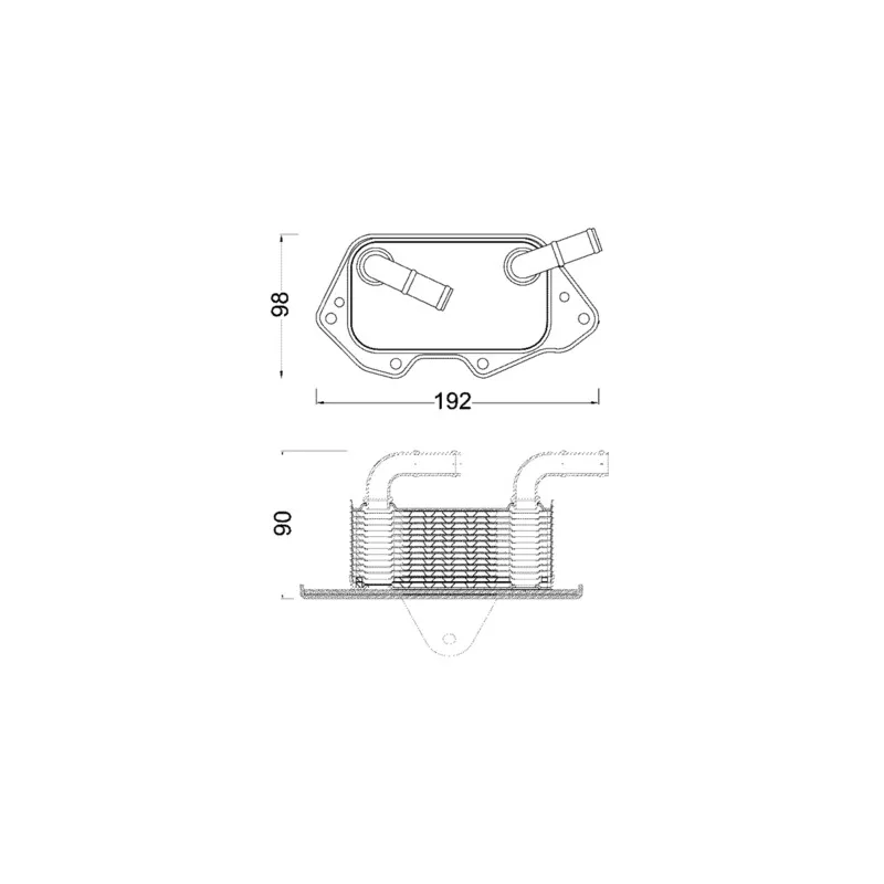 Radiateur d'huile MAHLE CLC 186 000S