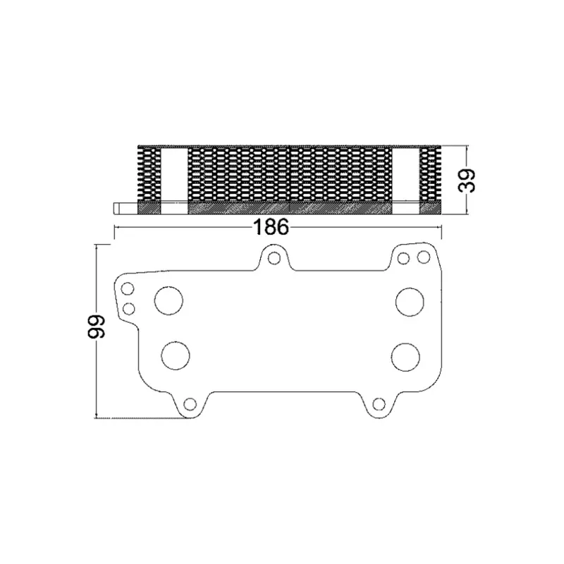 Radiateur d'huile MAHLE CLC 187 000S