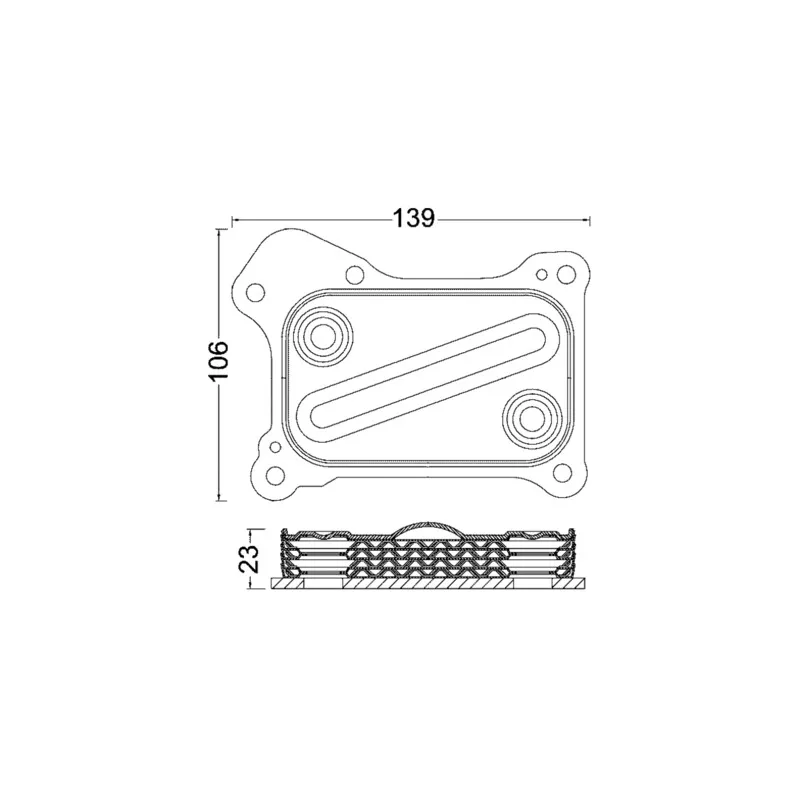 Radiateur d'huile MAHLE CLC 190 000S