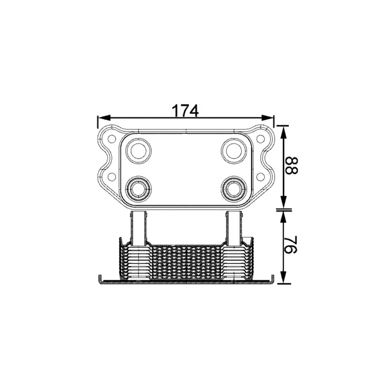 Radiateur d'huile MAHLE CLC 192 000S