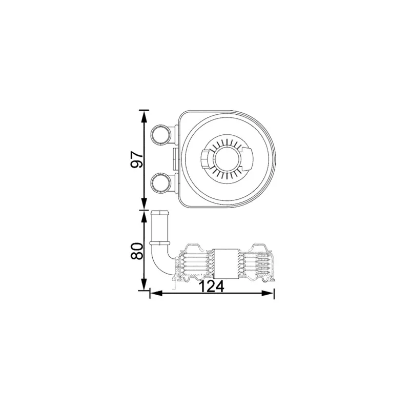 Radiateur d'huile MAHLE CLC 193 000S