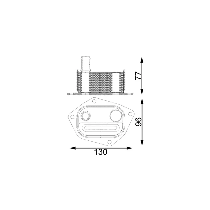 Radiateur d'huile MAHLE CLC 198 000S