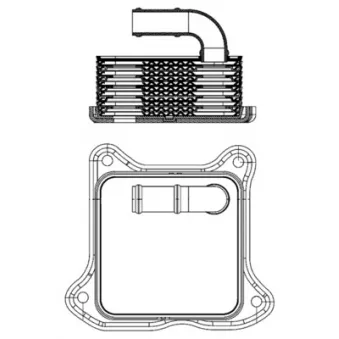 Radiateur d'huile MAHLE CLC 2 000S