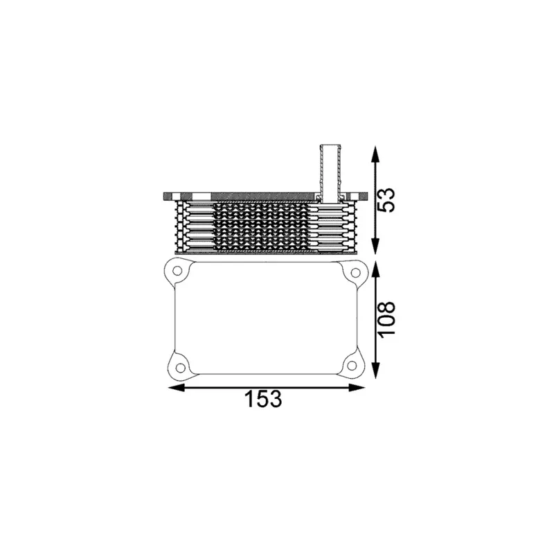 Radiateur d'huile MAHLE CLC 201 000S