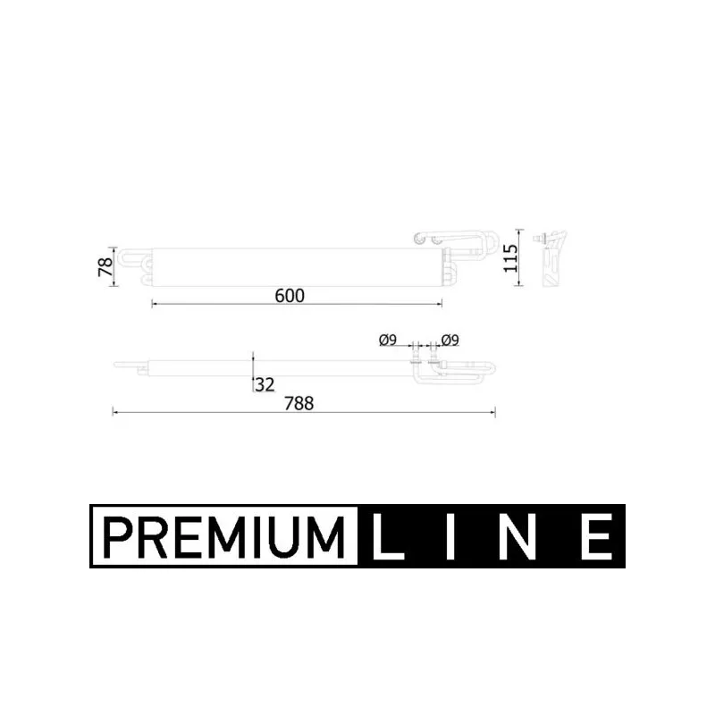 Radiateur d'huile MAHLE CLC 224 000P