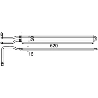 Radiateur d'huile MAHLE CLC 229 000P