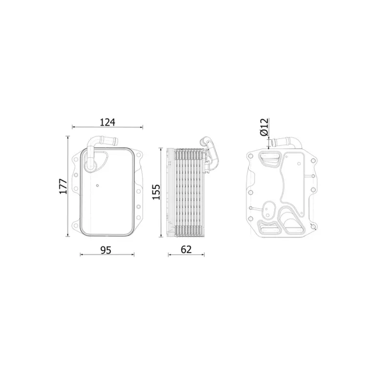 Radiateur d'huile MAHLE CLC 279 000S
