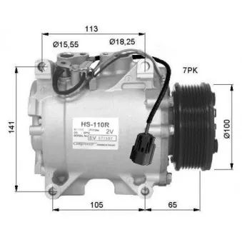 Compresseur, climatisation NRF 32448G