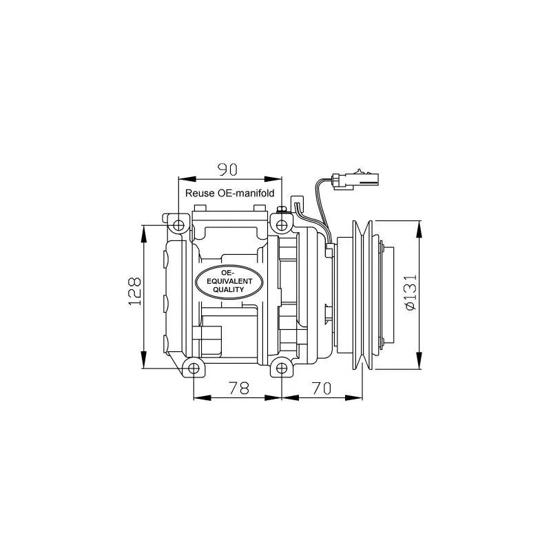 Compresseur, climatisation NRF 32452