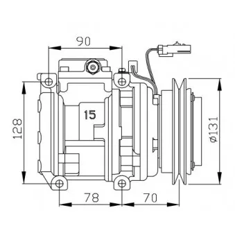 Compresseur, climatisation NRF 32452G