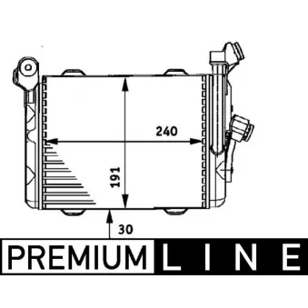 Radiateur d'huile MAHLE CLC 33 000P