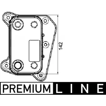 Radiateur d'huile MAHLE CLC 38 000P