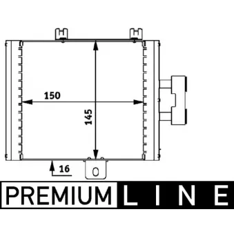 Radiateur d'huile MAHLE CLC 47 000P