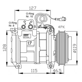 Compresseur, climatisation NRF 32459G