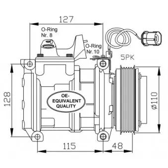 Compresseur, climatisation NRF 32464