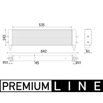 Radiateur d'huile MAHLE CLC 94 000P