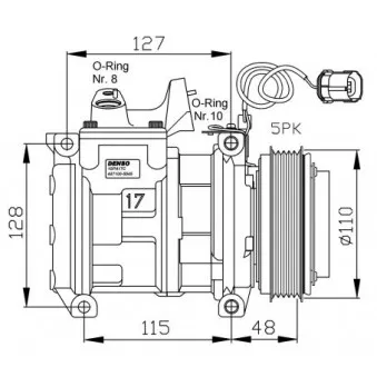 Compresseur, climatisation NRF 32464G