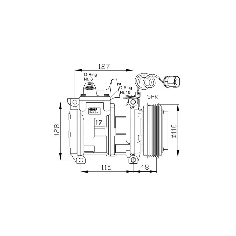 Compresseur, climatisation NRF 32464G