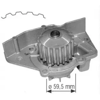 Pompe à eau MAHLE CP 118 000S
