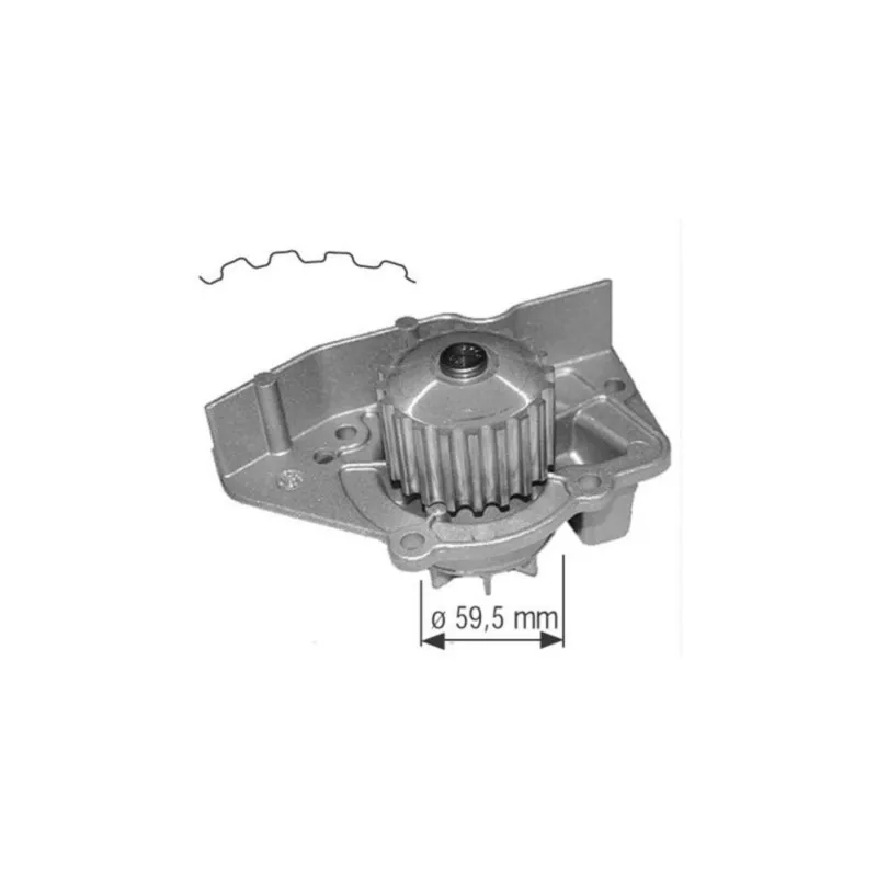 Pompe à eau MAHLE CP 118 000S