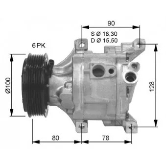 Compresseur, climatisation NRF 32466G