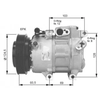 Compresseur, climatisation NRF 32467G