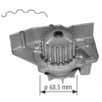 Pompe à eau MAHLE CP 143 000S