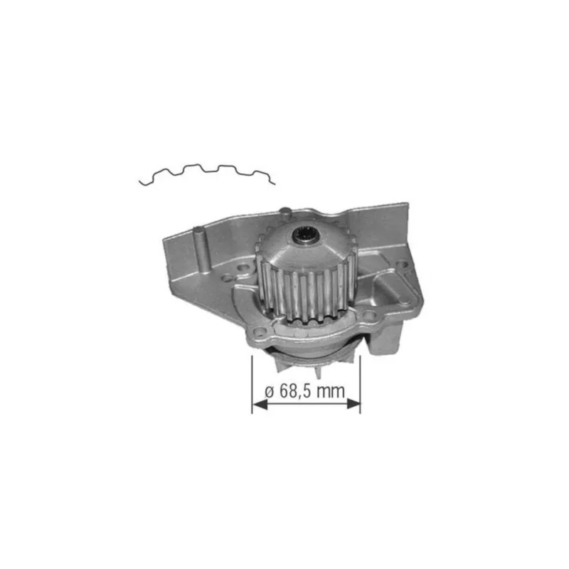 Pompe à eau MAHLE CP 143 000S