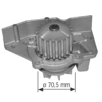 Pompe à eau MAHLE CP 144 000S