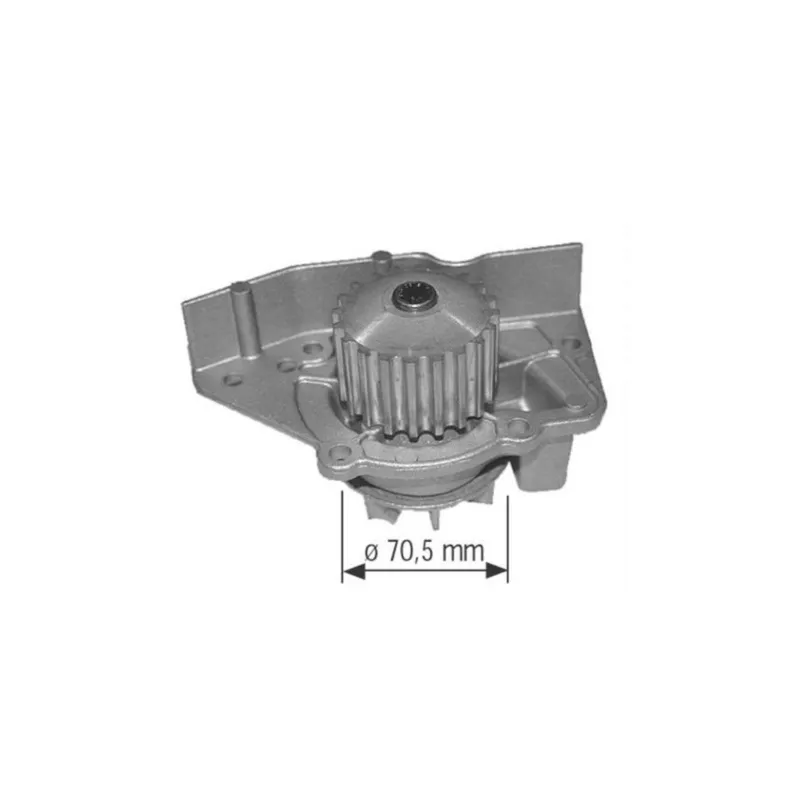 Pompe à eau MAHLE CP 144 000S