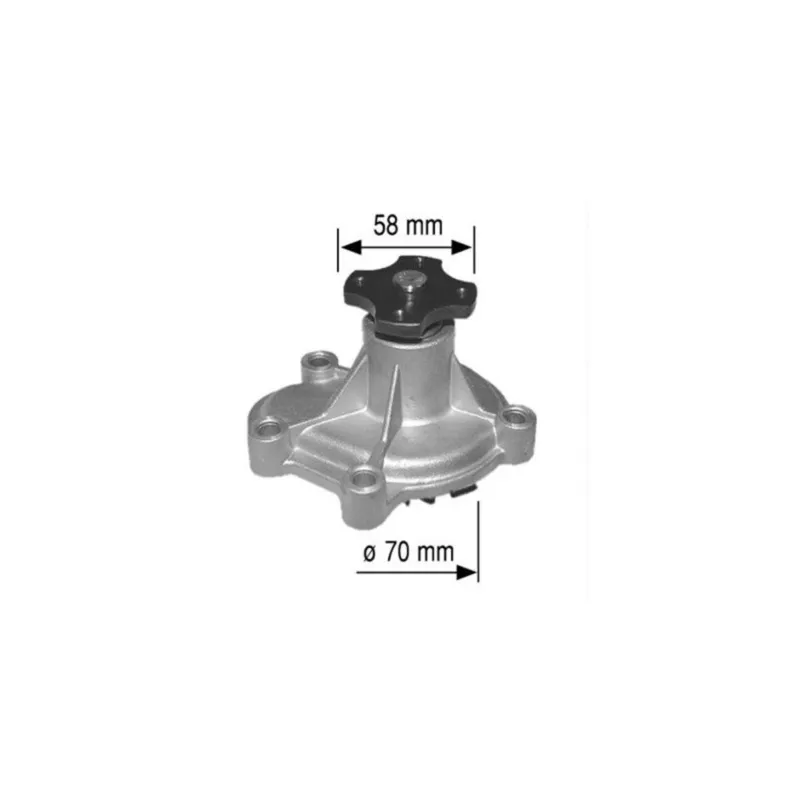 Pompe à eau MAHLE CP 176 000S