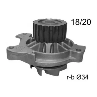 Pompe à eau MAHLE CP 18 000S