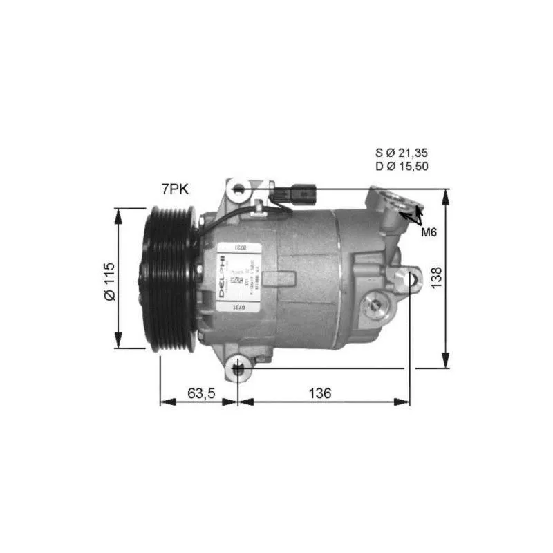 Compresseur, climatisation NRF 32472G