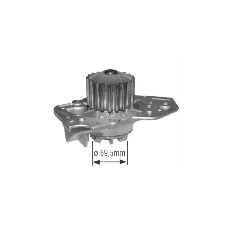 Pompe à eau MAHLE CP 202 000S