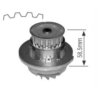 Pompe à eau MAHLE CP 268 000S