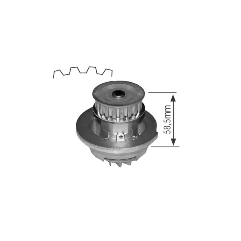 Pompe à eau MAHLE CP 268 000S